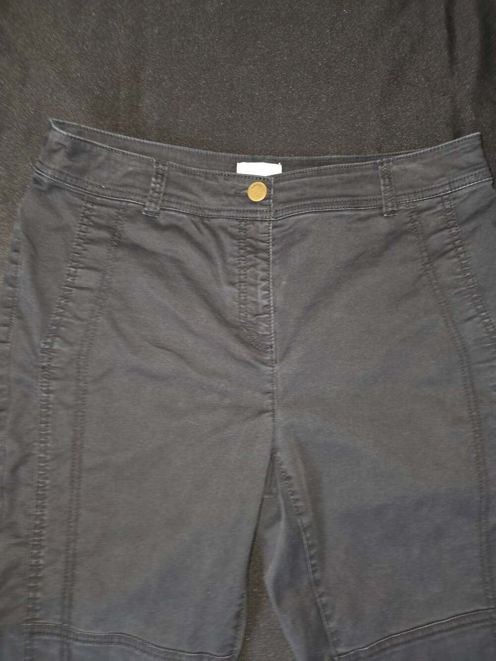 Chico's Pants Size 1 Regular Black Utility